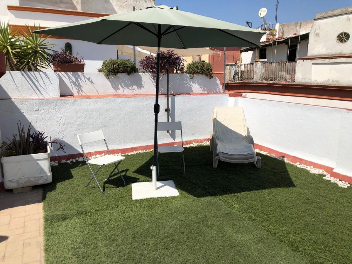 Ferienwohnung Precioso Apartamento Con Terraza Compartida Sevilla Exterior foto